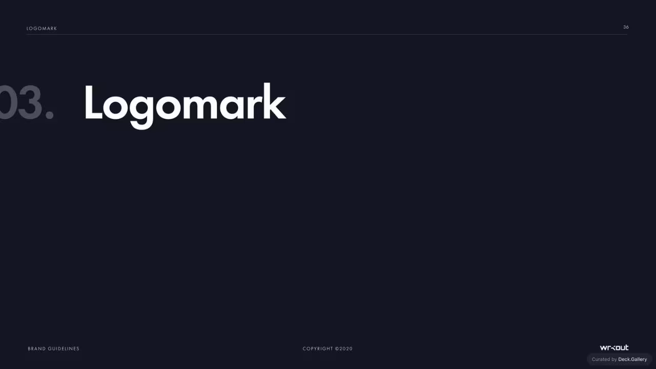 WRKOUT Brand Guidelines 2020, slide 36