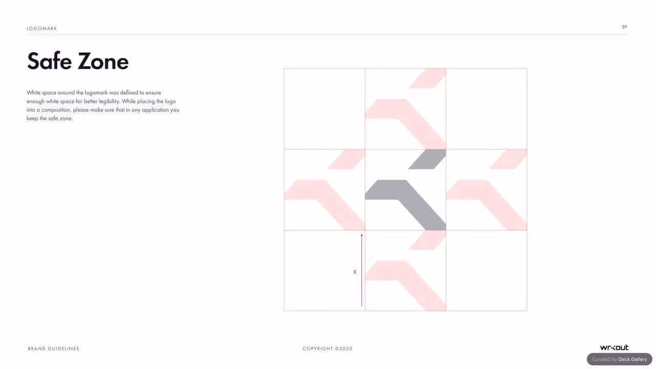 WRKOUT Brand Guidelines 2020, slide 39