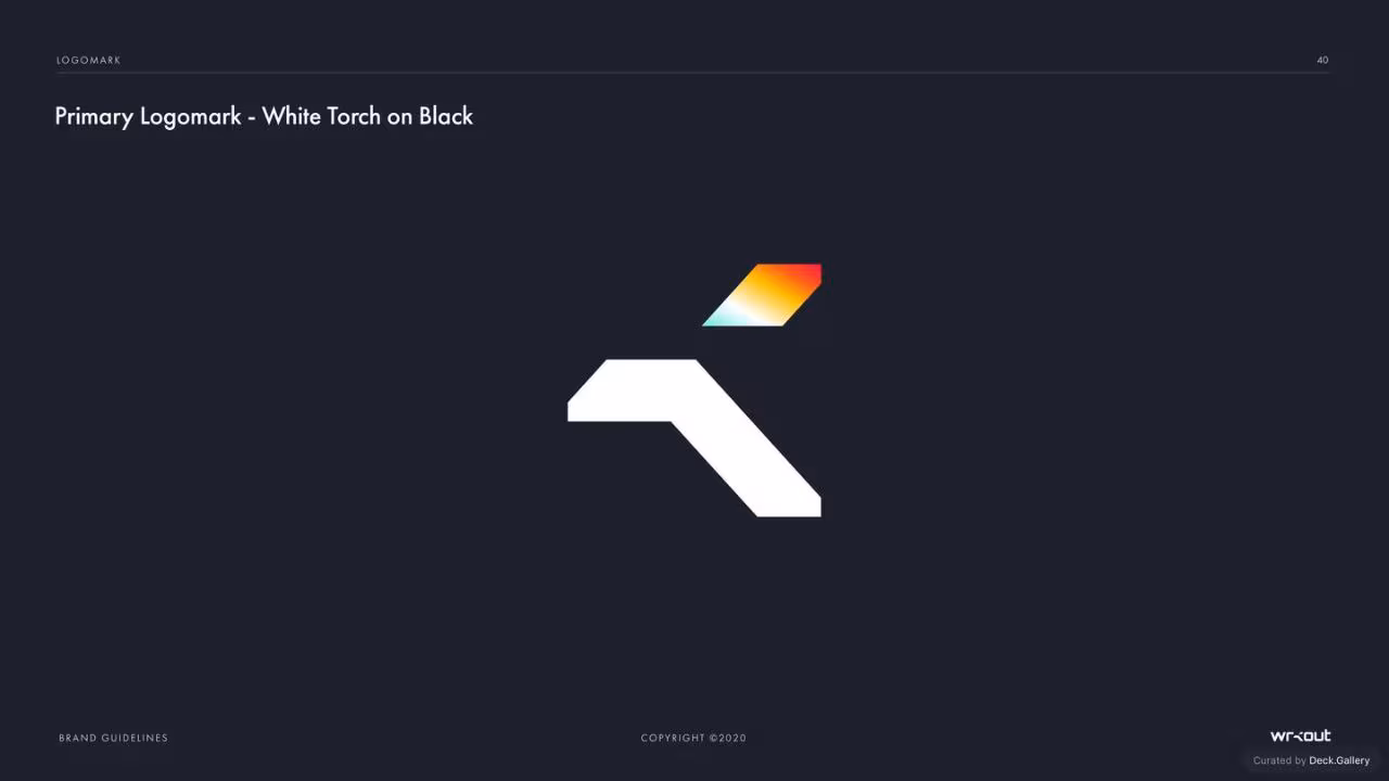 WRKOUT Brand Guidelines 2020, slide 40