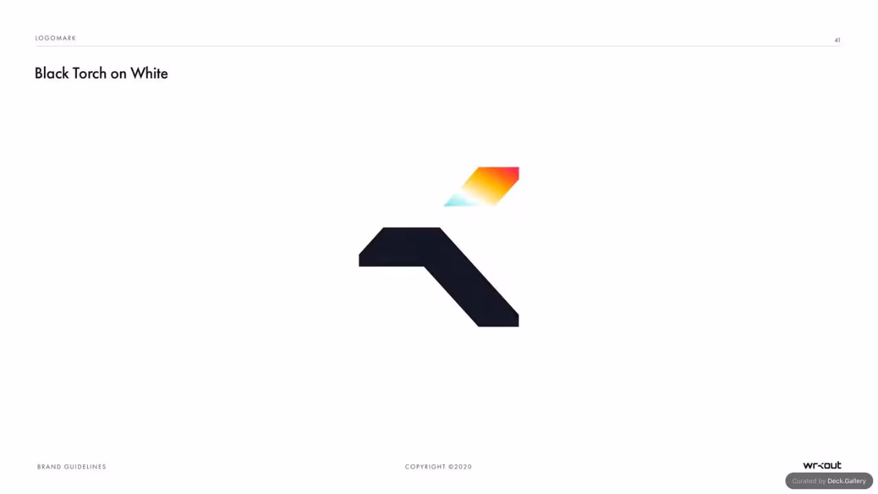 WRKOUT Brand Guidelines 2020, slide 41