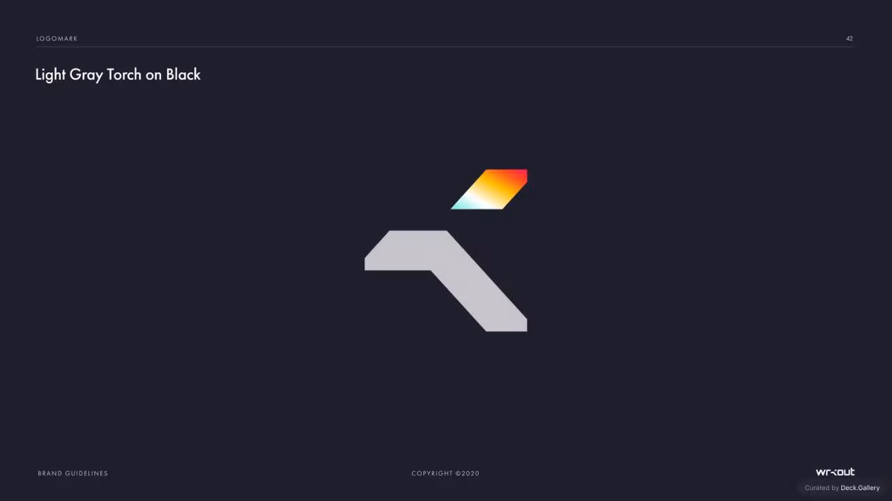WRKOUT Brand Guidelines 2020, slide 42