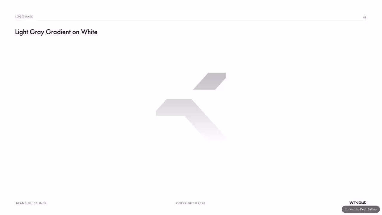 WRKOUT Brand Guidelines 2020, slide 48
