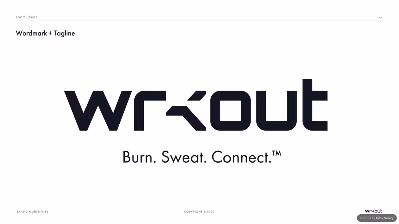 WRKOUT Brand Guidelines 2020, slide 56