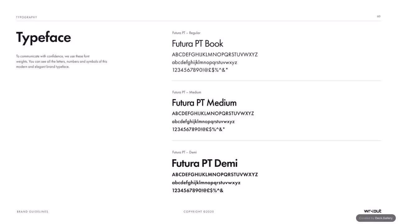 WRKOUT Brand Guidelines 2020, slide 60