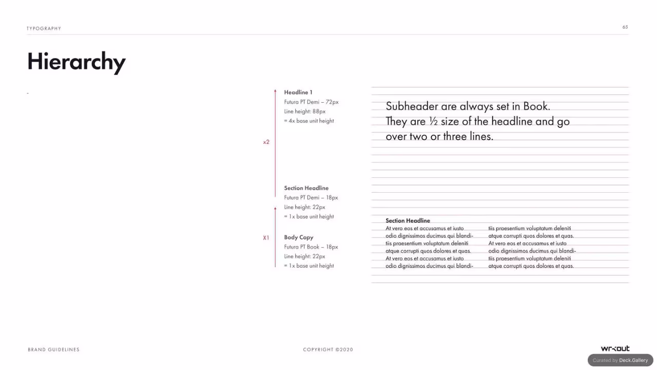 WRKOUT Brand Guidelines 2020, slide 65