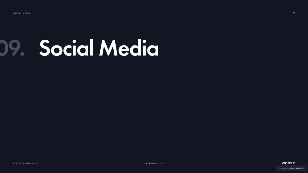WRKOUT Brand Guidelines 2020, slide 86