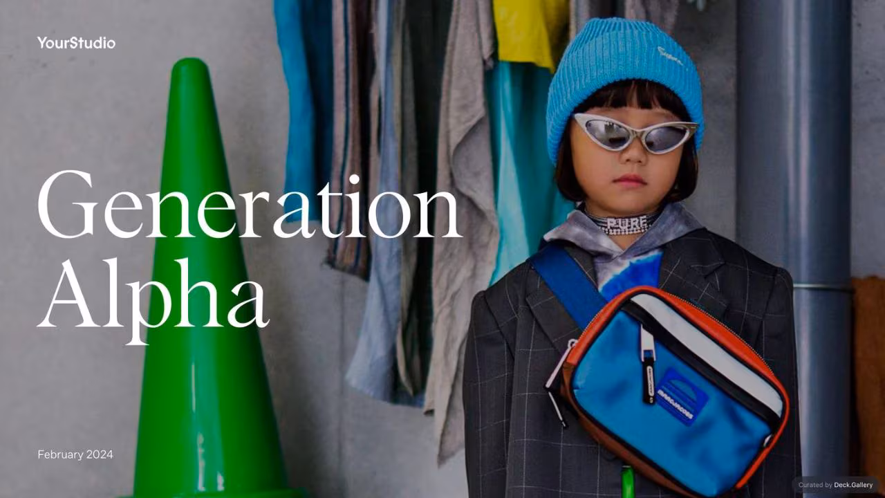 YourStudio: Generation Alpha