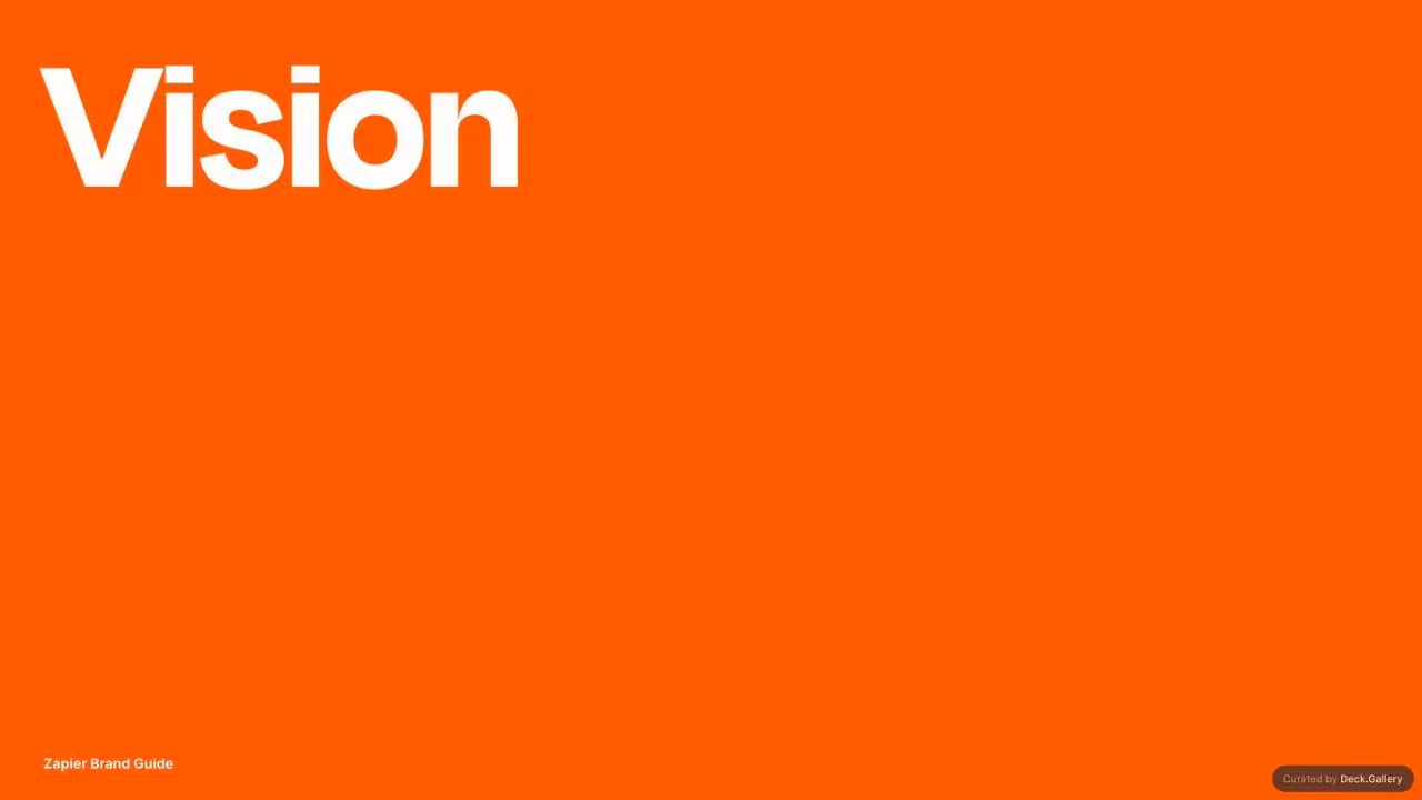 Zapier Brand Guide 2022, slide 3