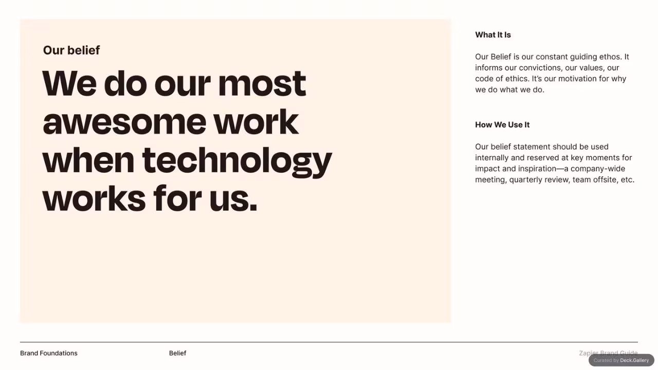 Zapier Brand Guide 2022, slide 12