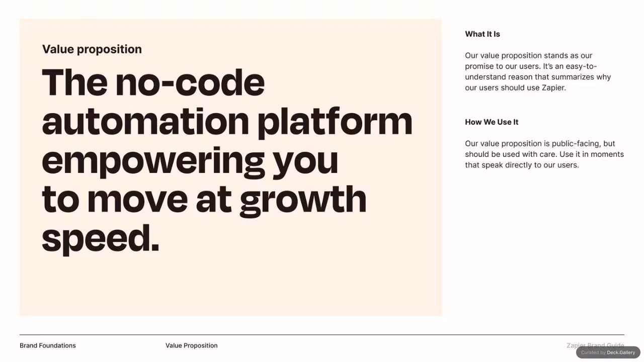Zapier Brand Guide 2022, slide 14