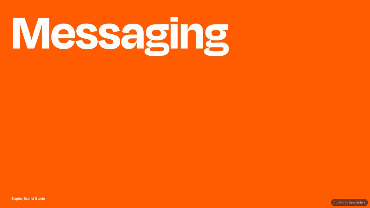 Zapier Brand Guide 2022, slide 17