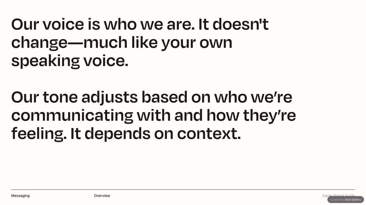 Zapier Brand Guide 2022, slide 19