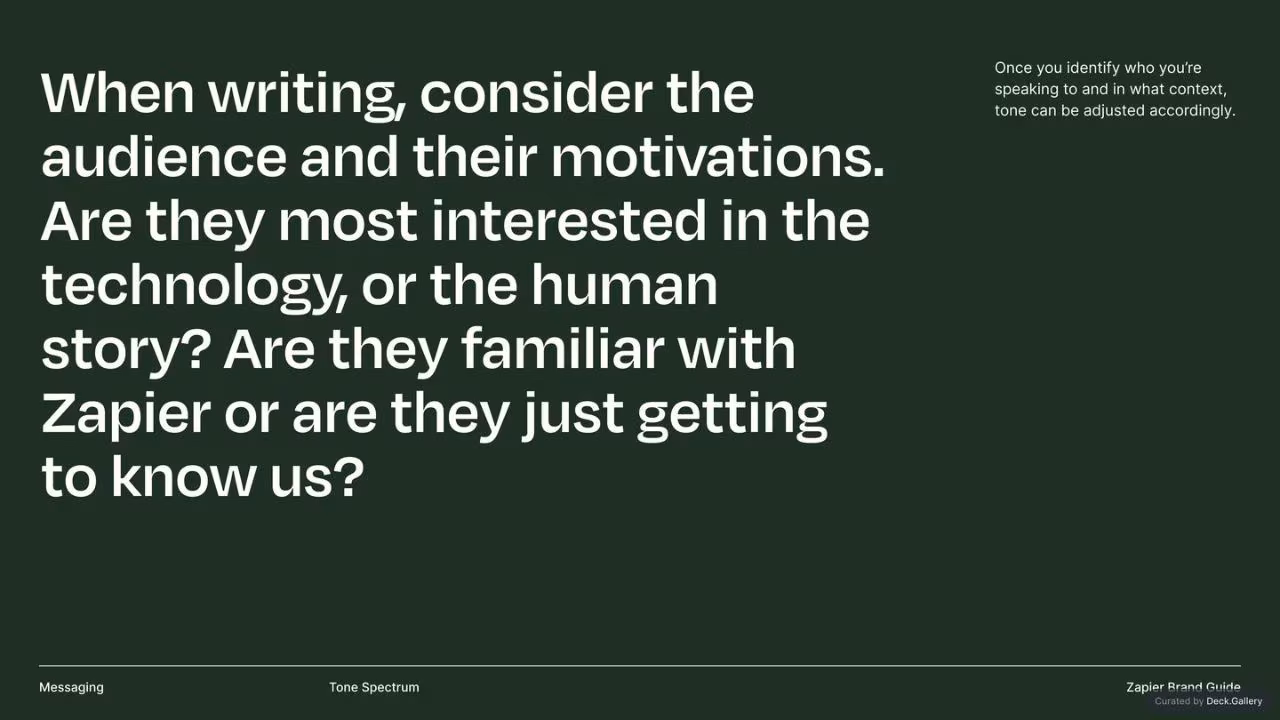 Zapier Brand Guide 2022, slide 22