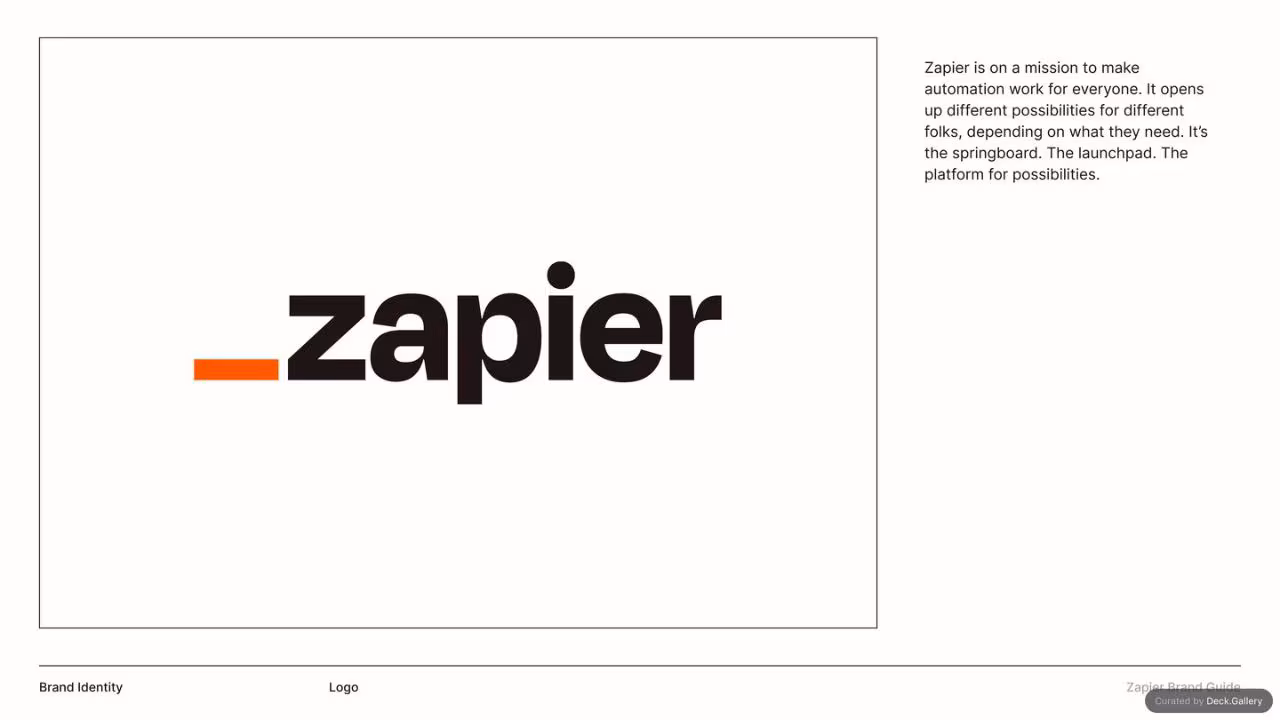 Zapier Brand Guide 2022, slide 32
