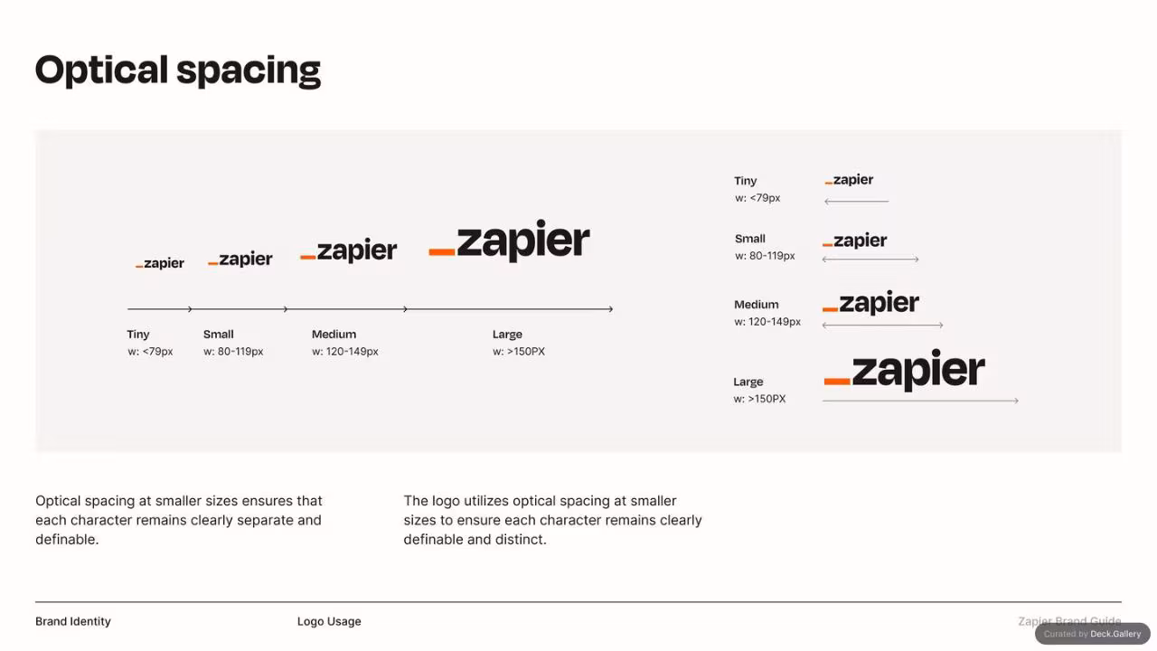 Zapier Brand Guide 2022, slide 35