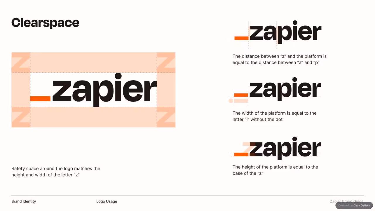 Zapier Brand Guide 2022, slide 36