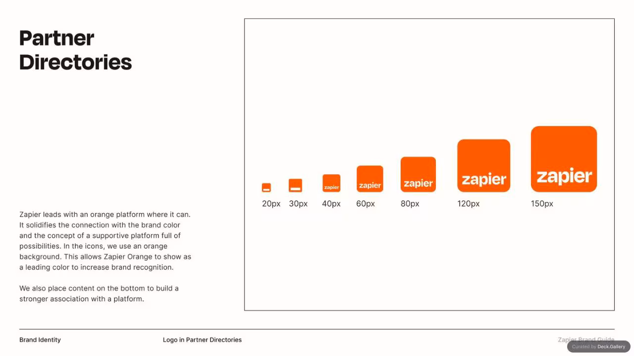 Zapier Brand Guide 2022, slide 39