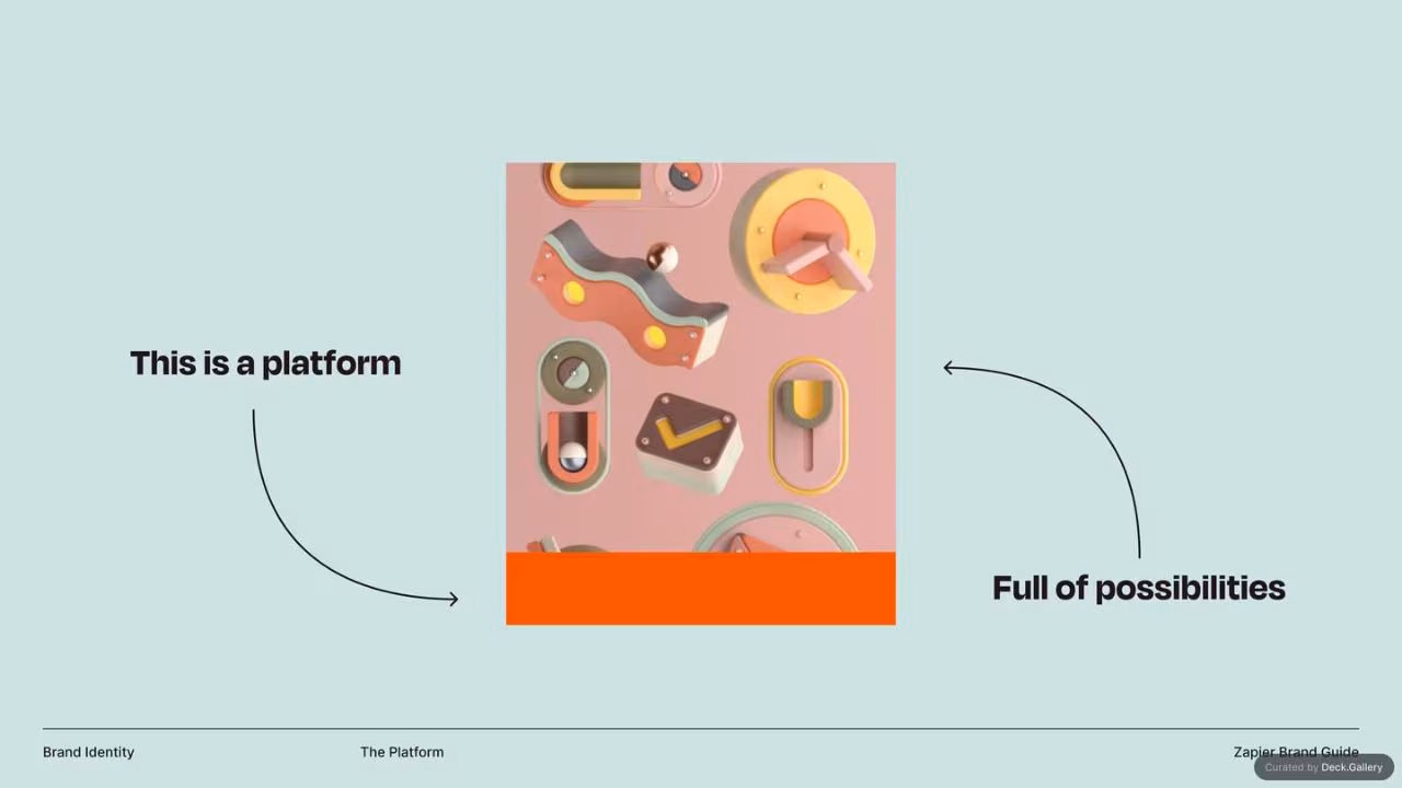 Zapier Brand Guide 2022, slide 42