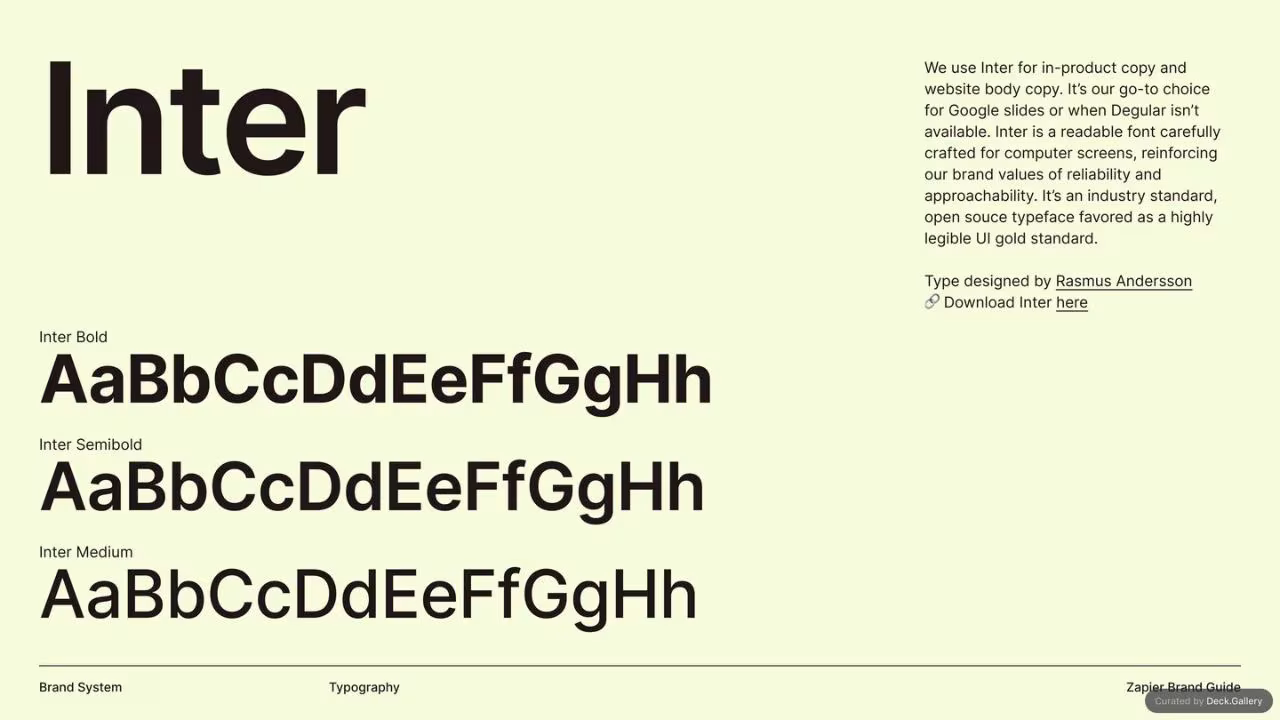 Zapier Brand Guide 2022, slide 52