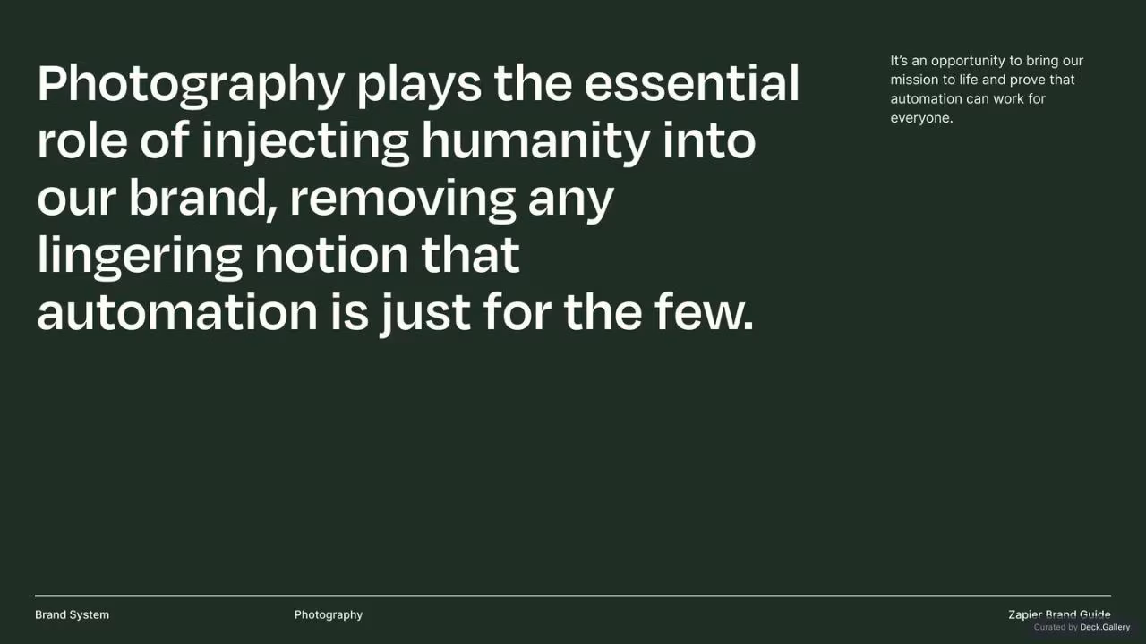 Zapier Brand Guide 2022, slide 57