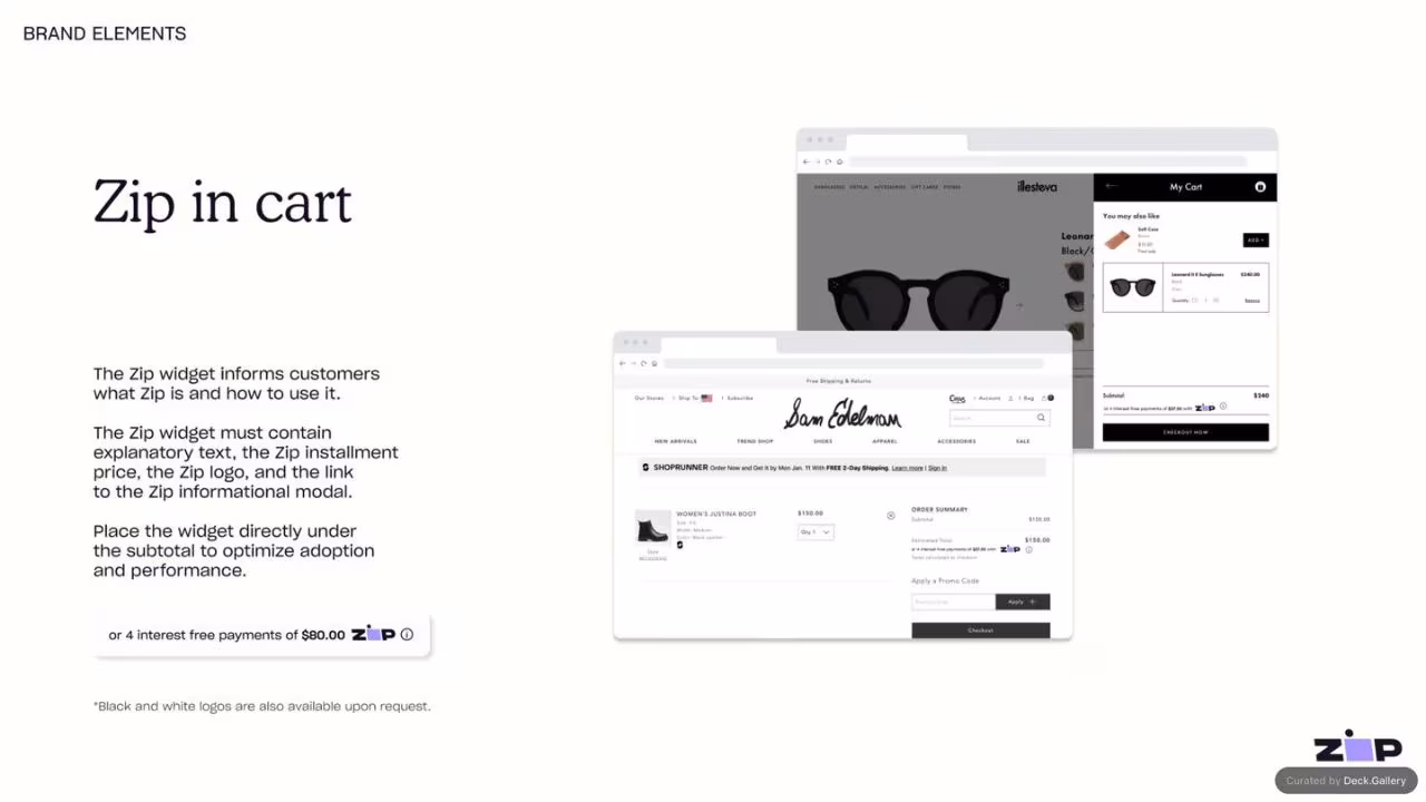 Zip Brand Guidelines, slide 15