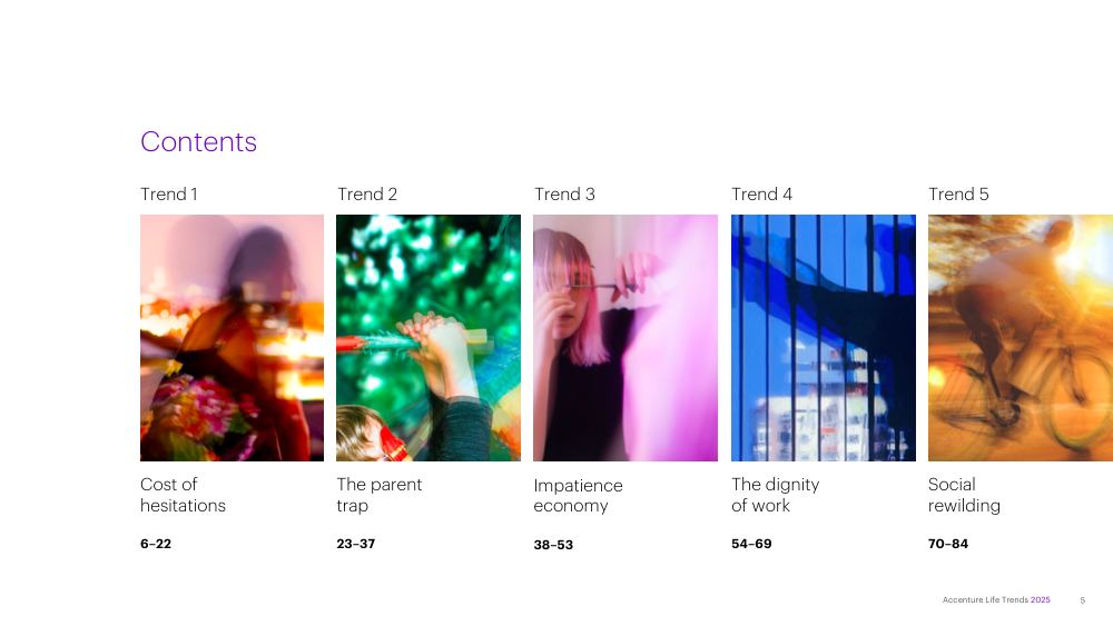 Accenture Life Trends 2025, page 5