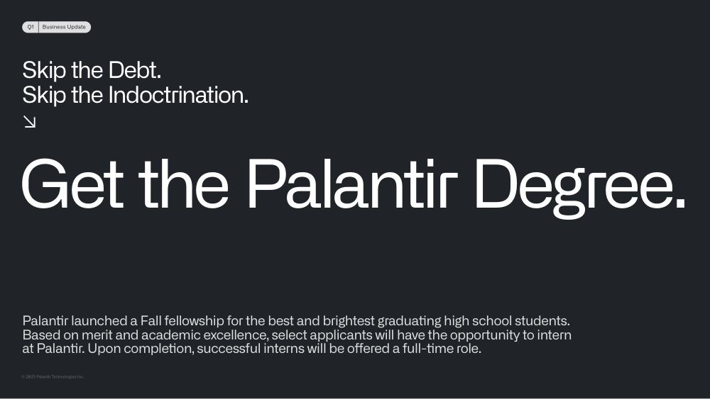 Palantir Q1 2025 Investor Update, page 4