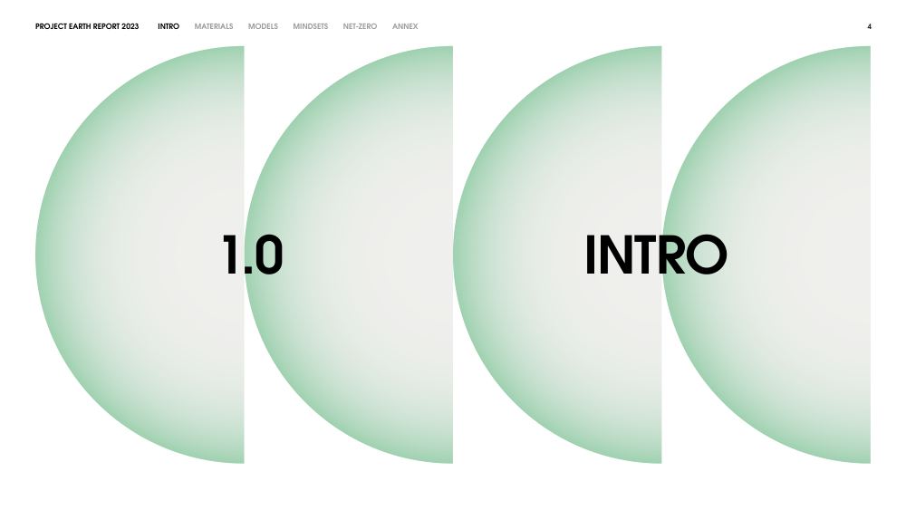 Selfridges Project Earth Report 2023, page 4