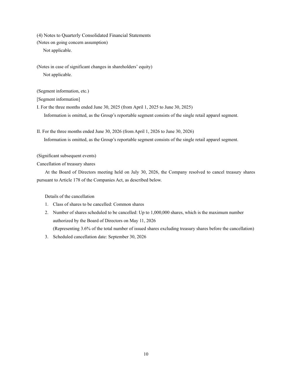 United Arrows Integrated Report 2023, page 39